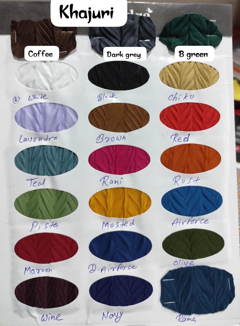 Lycra Khajuri Fabrics